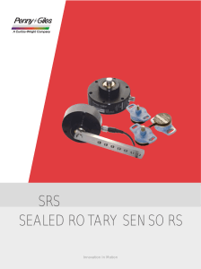 SRS Sealed Rotary Sensors Brochure [English] - Scana Mar-El