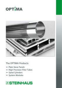 The OPTIMA Products