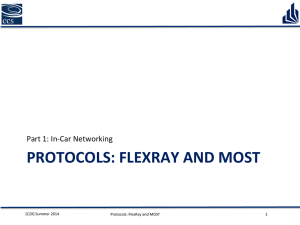 protocols: flexray and most