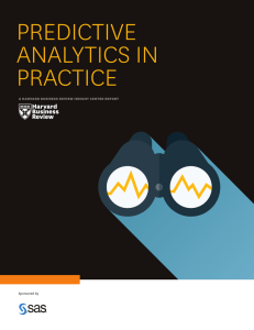 Predictive Analytics in Practice