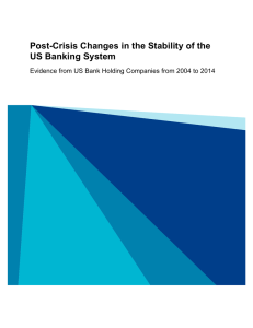 Post-Crisis Changes in the Stability of the US Banking System