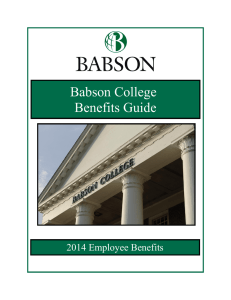 Babson College Benefits Guide
