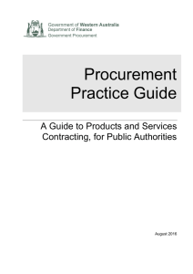 Procurement Practice Guide