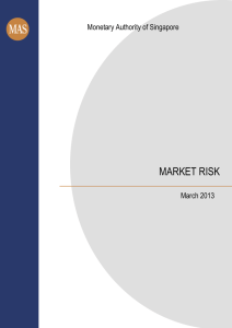 market risk - Monetary Authority of Singapore