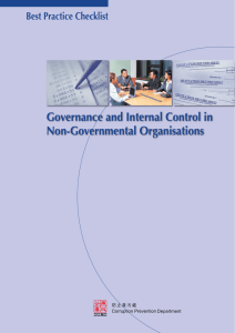 Governance and Internal Control in Non