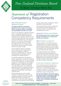 Registration Competency Requirements