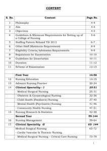 (N) Syllabus - Indian Nursing Council