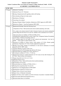 Academic Calendar 2015-16 - Loknete Vyankatrao Hiray College