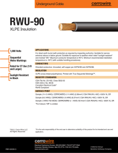 RWU-90 - Cerro Wire
