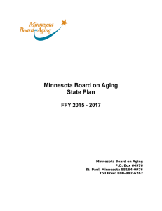 Minnesota State Plan on Aging 2015-2017