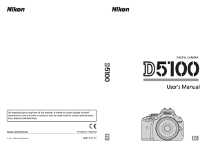 the Nikon D5100 manual