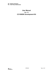 CC1000 Data Sheet