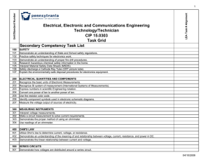 Electrical, Electronic and Communications Engineering Technology