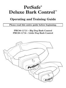 PetSafe® Deluxe Bark Control