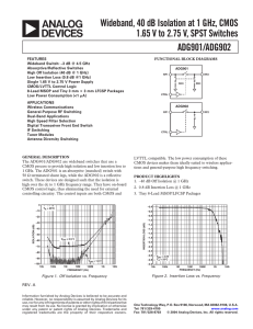 ADG901/ADG902 - Electrocomponents