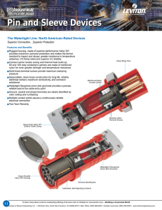 Section I Pin and Sleeve Devices