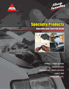 Specialty Products