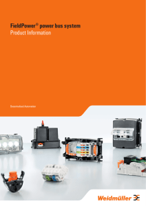 FieldPower® power bus system Product Information