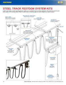 steel track festoon system kits