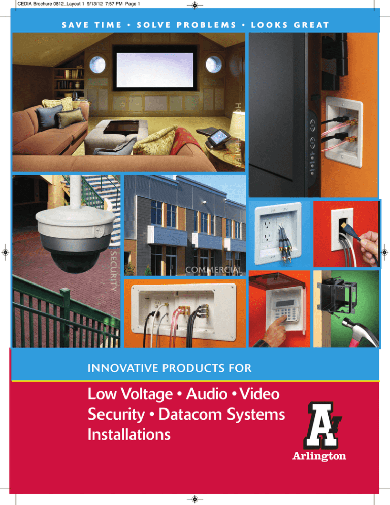 Low Voltage Equipment List