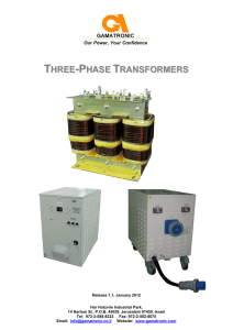 three -phase transformers