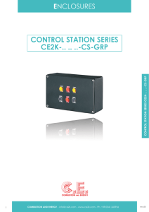 Control Station series CE2K-.. .. ..-CS-GRP.indd