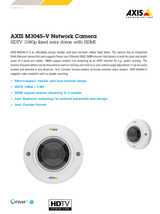 AXIS M3045–V Network Camera