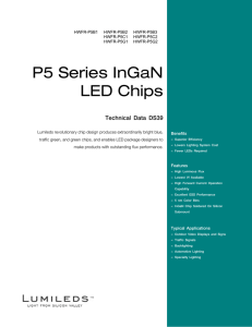 P5 Series InGaN LED Chips