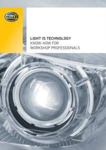 light is technology know-how for workshop professionals