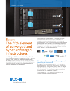 Eaton: The fifth element of converged and hyper