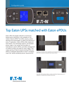 Top Eaton UPSs matched with Eaton ePDUs