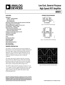 Analog Devices AD825ARZ datasheet: pdf
