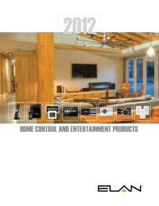 home control and entertainment products