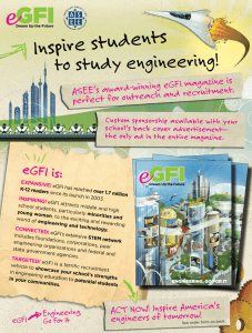 Inspire students GFI GFI GFI - American Society for Engineering