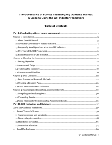 (GFI) Guidance Manual - World Resources Institute