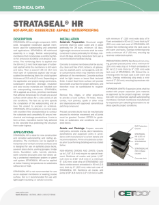 strataseal® hr