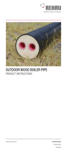 outdoor wood boiler pipe