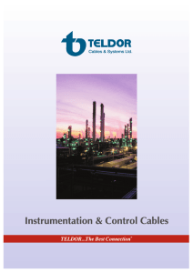 Instrumentation, Control and Signal cables
