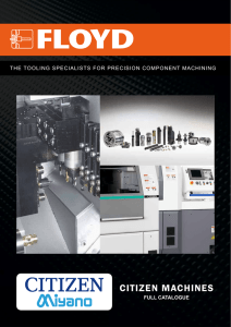 Citizen Tooling Catalogue - Floyd Automatic Tooling Ltd