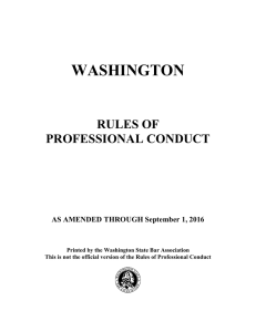 Washington Rules of Professional Conduct