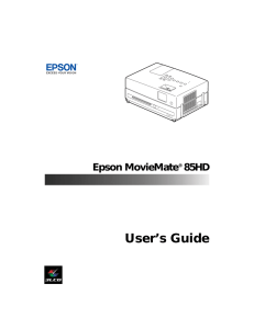 Epson MovieMate® 85HD