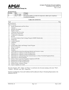 Aerospace Terms - Automation Products Group