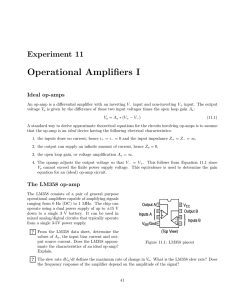 11.Operational amplifiers I