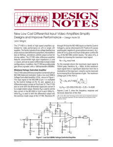 DN55 - New Low Cost Differential Input Video