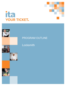 Locksmith - Industry Training Authority