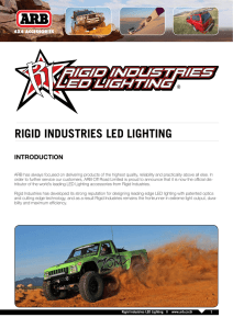 rigid industries led lighting