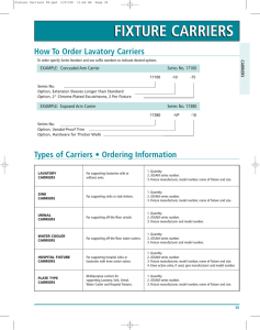 Fixture Carriers