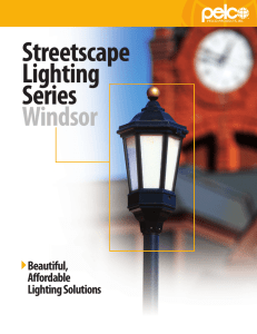 Streetscape Lighting Series Windsor