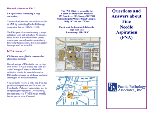 FNA patient brochure 8-09 - Pacific Pathology Associates, Inc