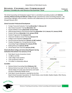 School Counseling Communiqué - Florida School Counselor